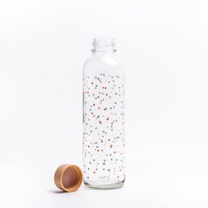 Carry Bottle Glasflasche 0,7l flying circles