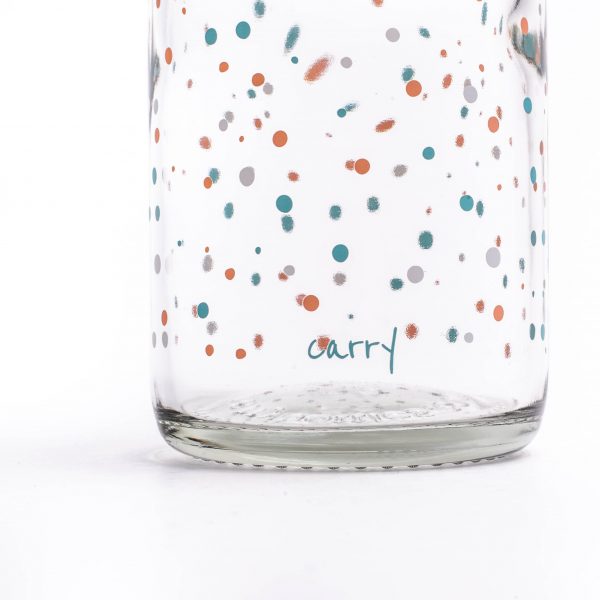 Carry Bottle Glasflasche 0,4l flying Circles