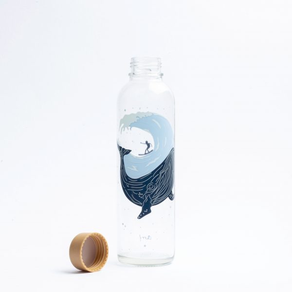 Carry Bottle Glasflasche 0,7l ocean surf
