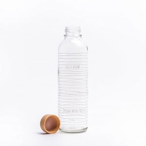 Carry Bottle Glasflasche 0,7l water is life